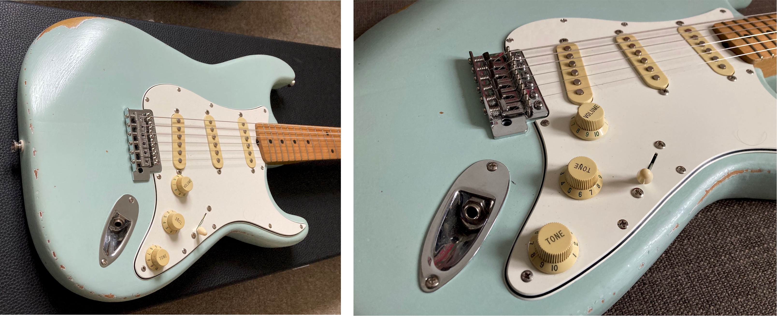 ギター SurfGreen Relic LaquerFinishStratocaster ギター SurfGreen