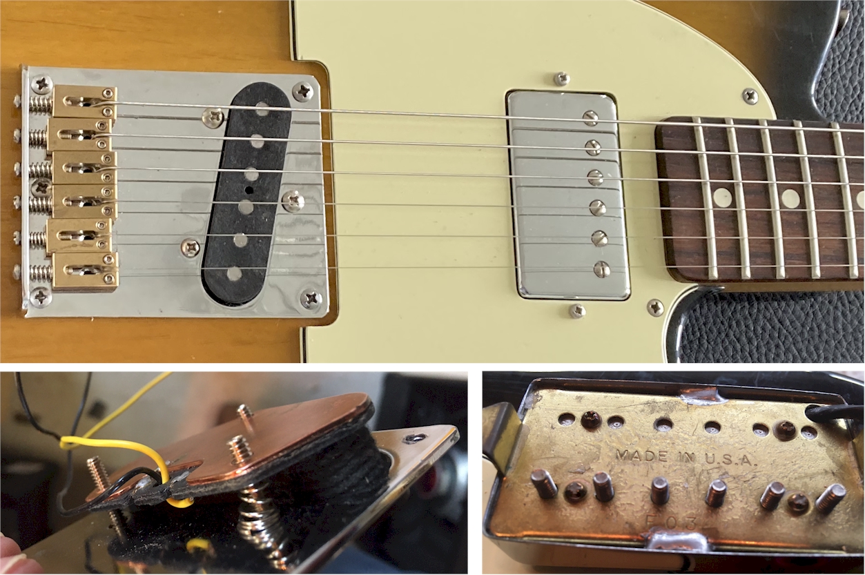 Tobacco burst relic with Fender Telecaster Mexico/Japan +